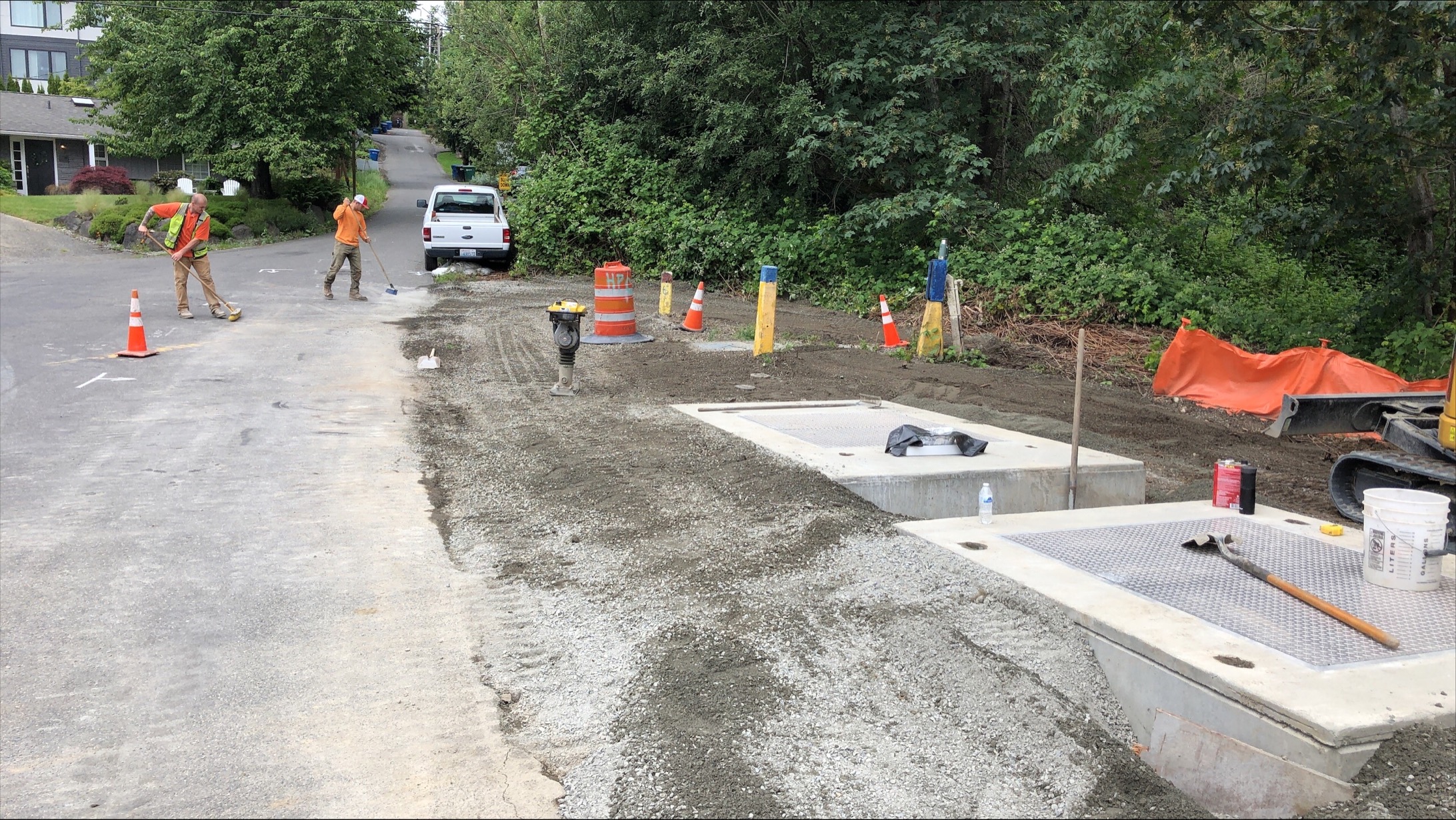 SE 40th PRV site – new PRV station and new Flow Meter Station