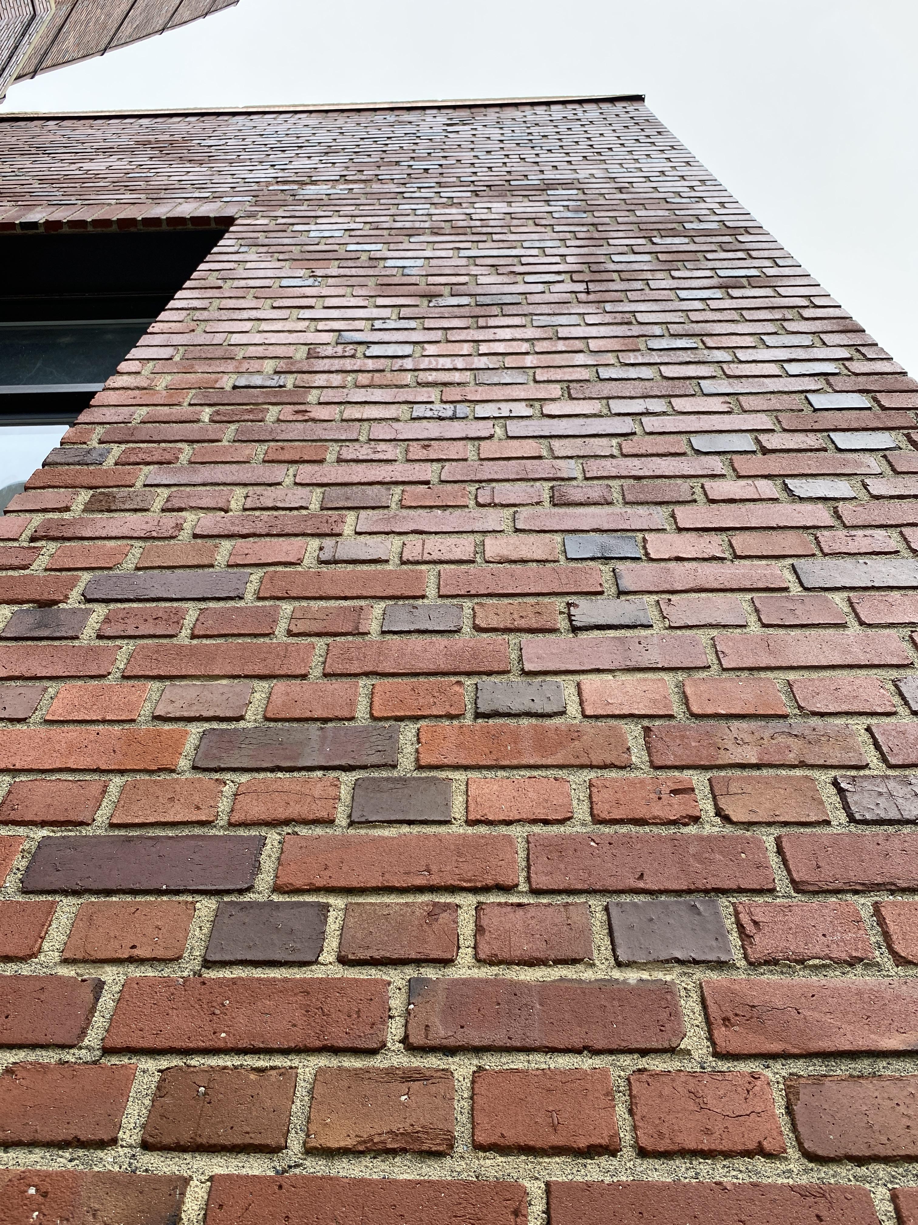 1.	brick with anti-graffiti finish