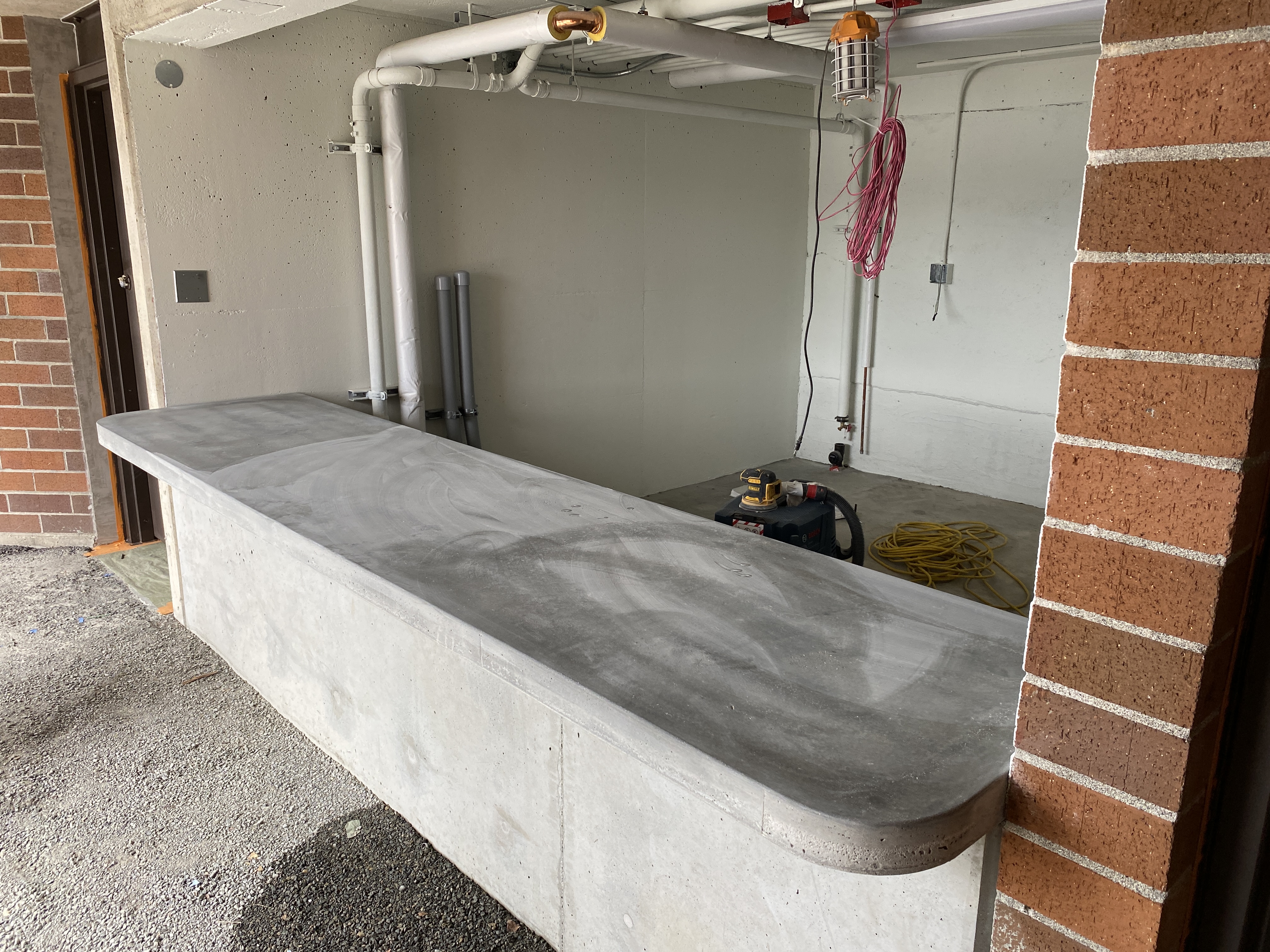 2.	concession stand counter