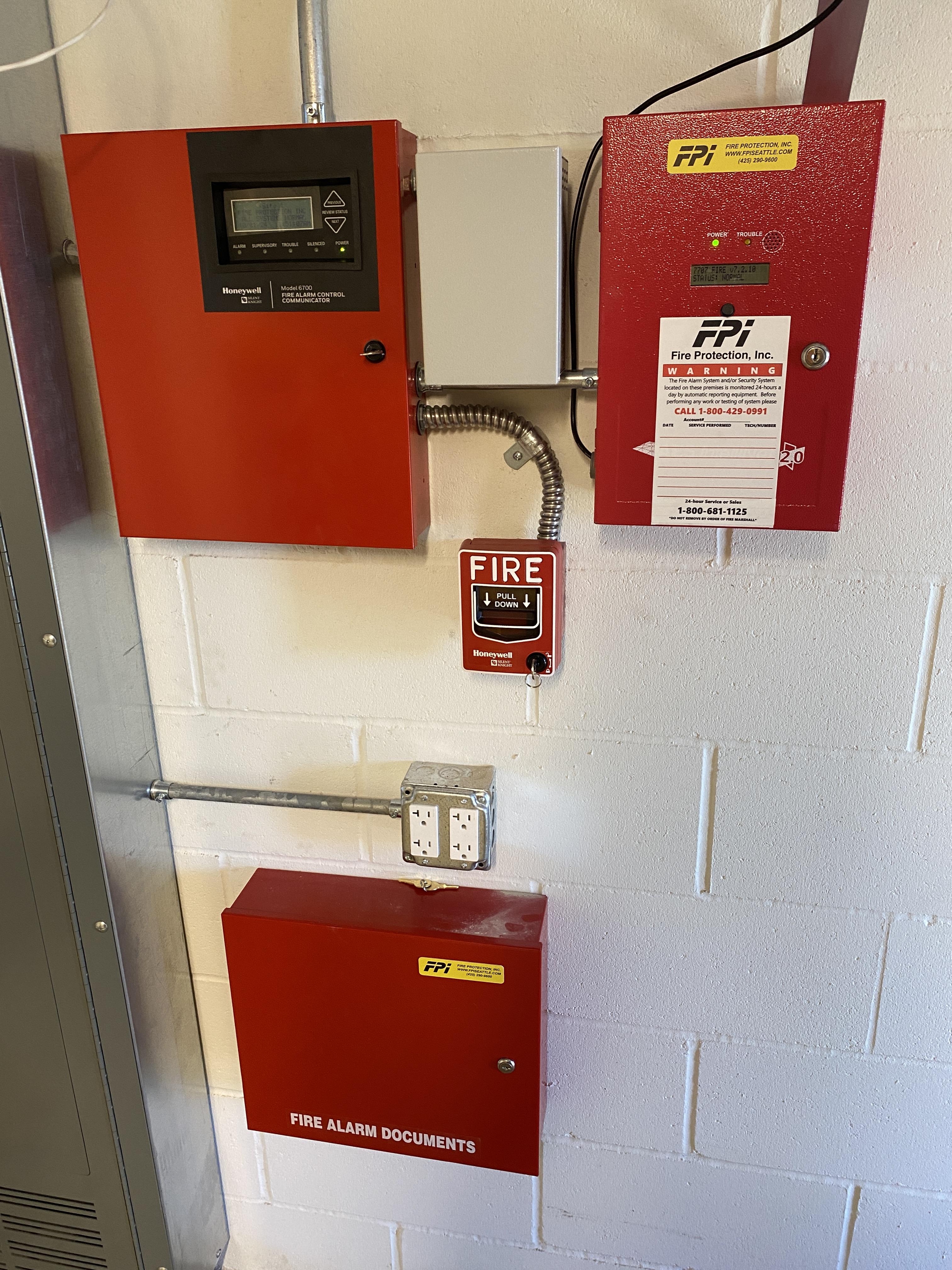 2.	fire protection panels