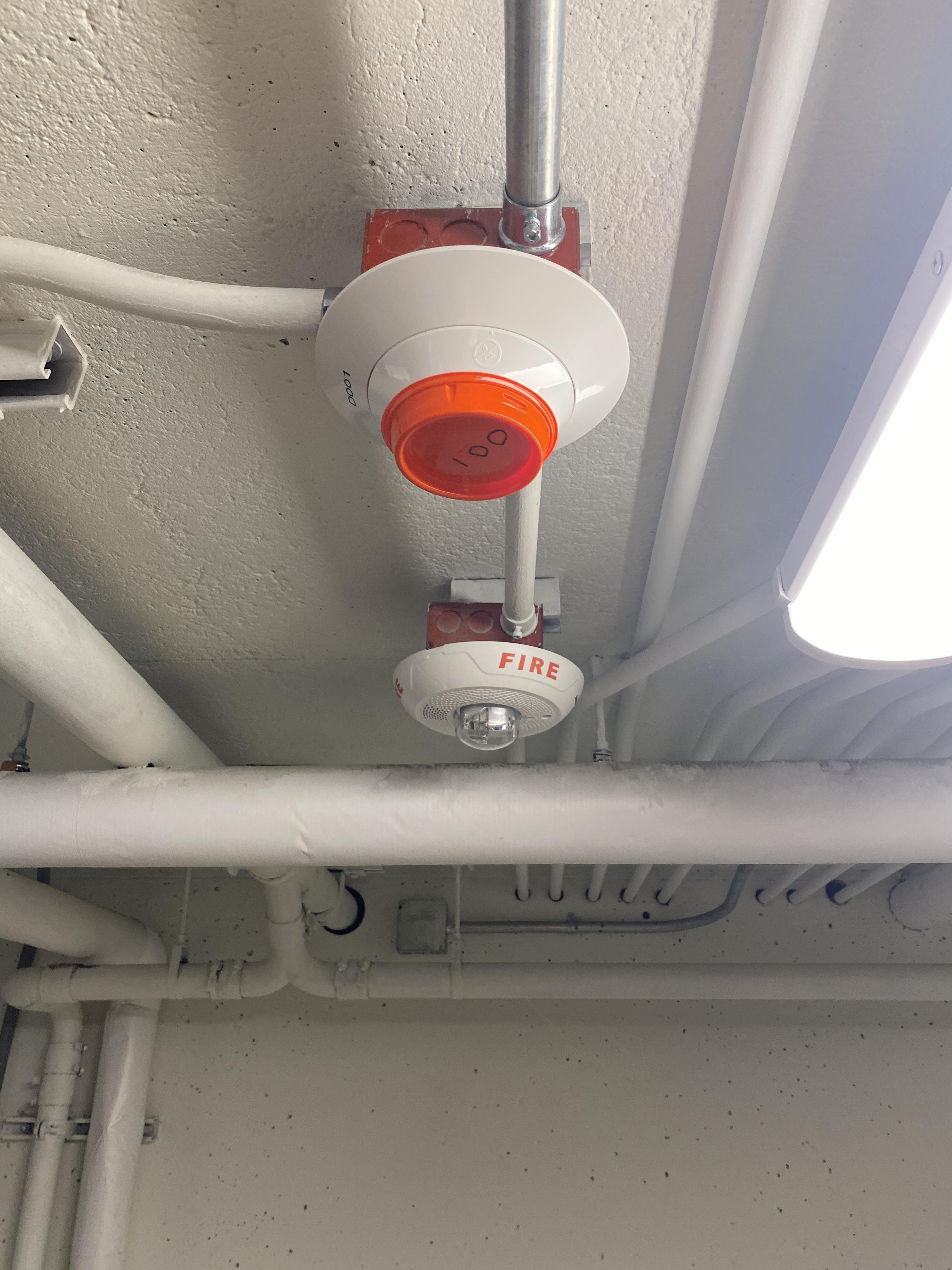 3.	fire protection sensors