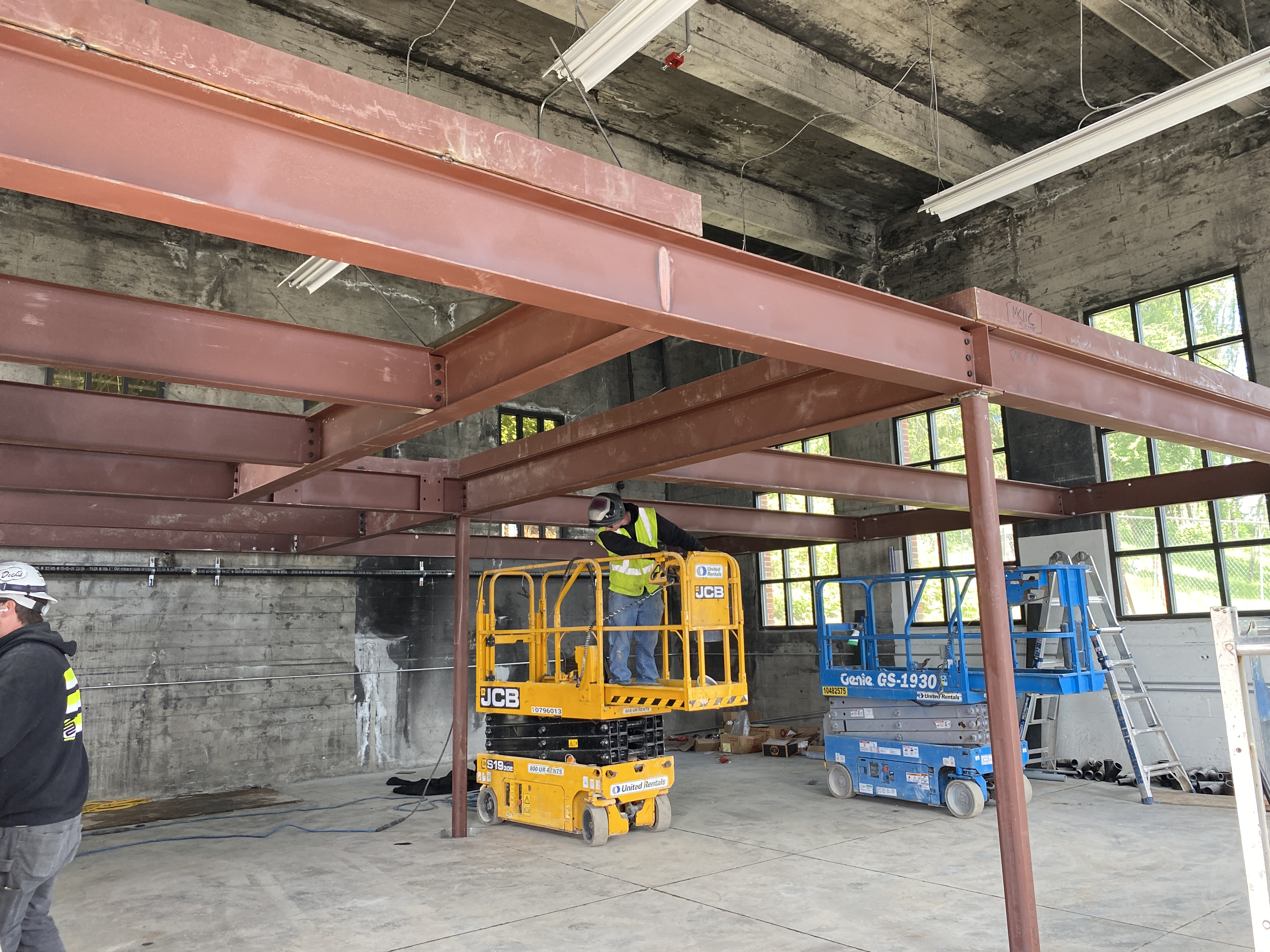 2.	mezzanine framework completed