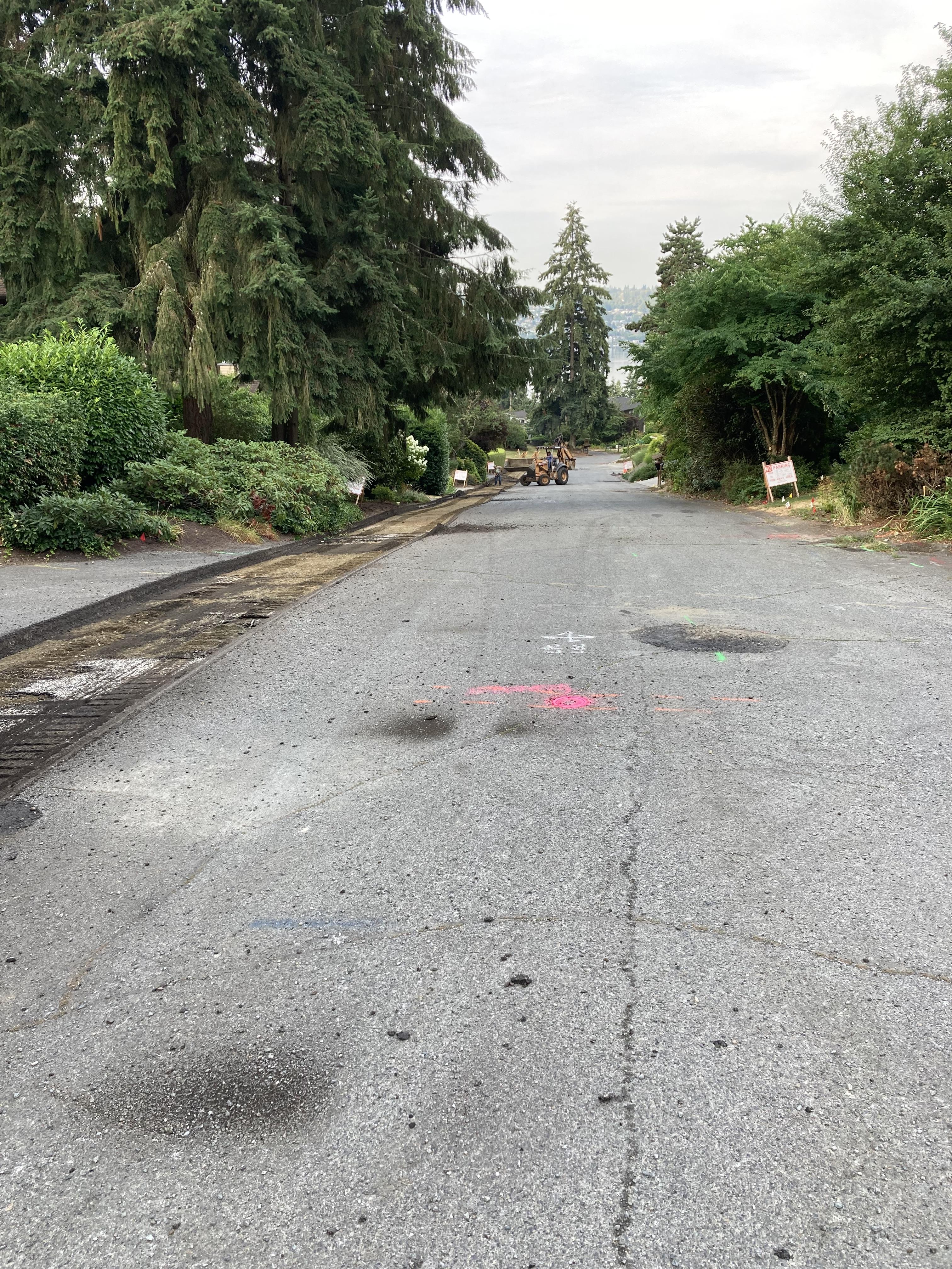 Partially Milled Street