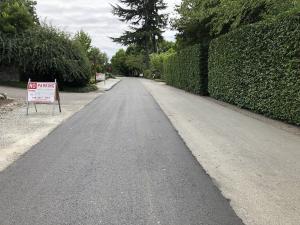 Permanent pavement restoration - 82nd Ave SE