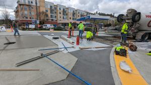 final concrete pour