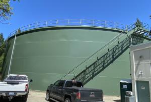 1.	North Reservoir freshly painted