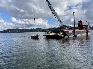 Luther Burbank Park Swim Beach Piling Removal