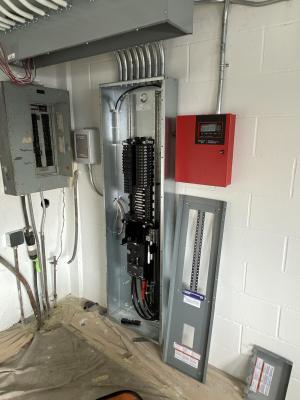 2.	new electrical panel
