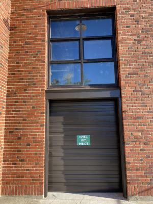 2.	rollup door painted