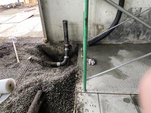 roof drain connection in BB
