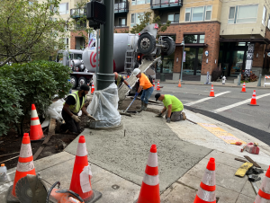 1.	Sidewalk Concrete Pour