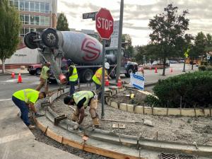 1.	Curb Concrete Pour