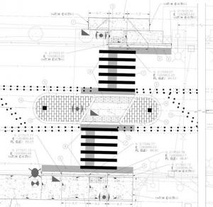 Final crosswalk design layout