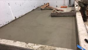 Finished Equipment Pad – Sodium Hypochlorite Tank Room