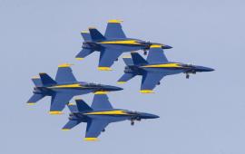 Blue Angels in flight