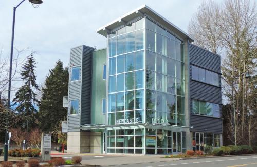 Mercer Island Municipal Court is located in Newcastle City Hall