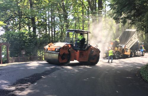 Road paving