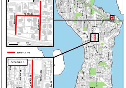 2020 Water System Improvements Projects Map