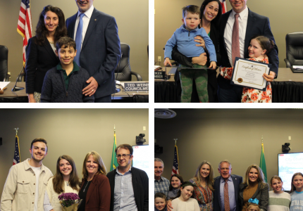 Councilmembers and their families.