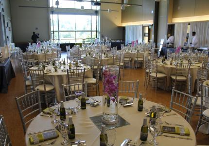 Mercer Room wedding setup