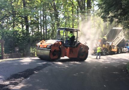 Road paving