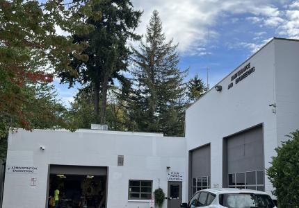 Exterior of Public Works Building