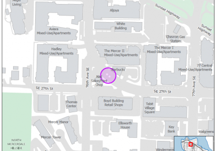 Project Map of 76th Ave SE.