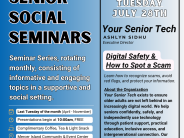 Senior Social Seminars - July Seminar