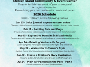 Open Art Studio 2026 Calendar