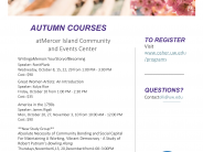 OSHER Fall Courses