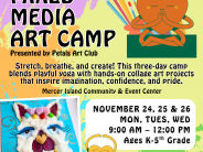 Petals Art Club Thanksgiving Week Camp