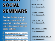 Senior Social Seminars - Date List