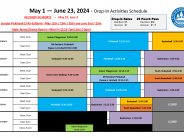 May 1st - June 23rd Drop-in Activities 
