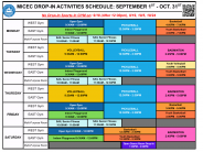 Drop-In Sports Schedule - 9.1-10.31