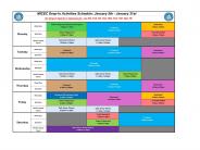 Drop-In Sports Schedule-January 5th-January 31st Drop-In Sports Schedule-January 5th-January 31st