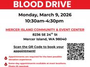 Community Blood Drive Community Blood Drive on March 9th