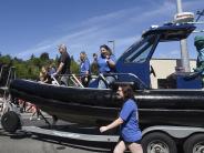 City manager in parade