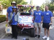 Councilmembers at parade