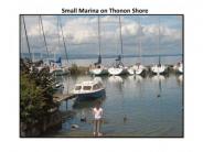Small marina on Thonon Shore