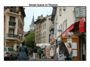 Street scene in Thonon