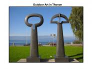 Outdoor art in Thonon