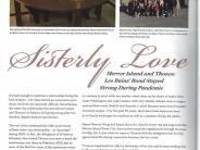 “Sisterly Love” article page 1