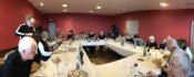 The delegations break for lunch at the tourism office. The delegations break for lunch at the tourism office.