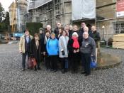 Visiting Thonon’s most famous castle, le Chateau Ripaille. It was undergoing restoration.