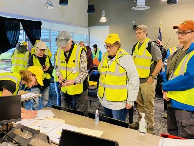 Emergency Management Volunteers participate in 2024 Volunteer Exercise