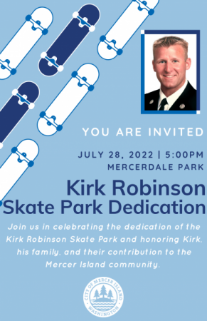 Kirk Robinson Skate Park Dedication