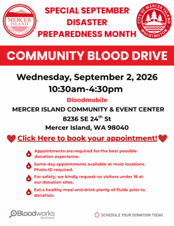 Special September Community Blood Drive