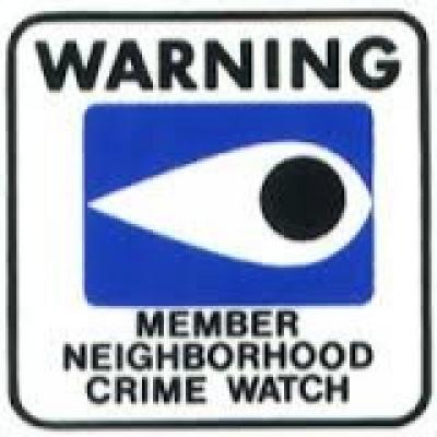 Warning: Member Neighborhood Crime Watch