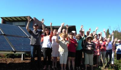 Community Center Solar Array and Supporters