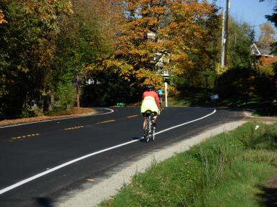 Bicycle Shoulder on Mercer Island